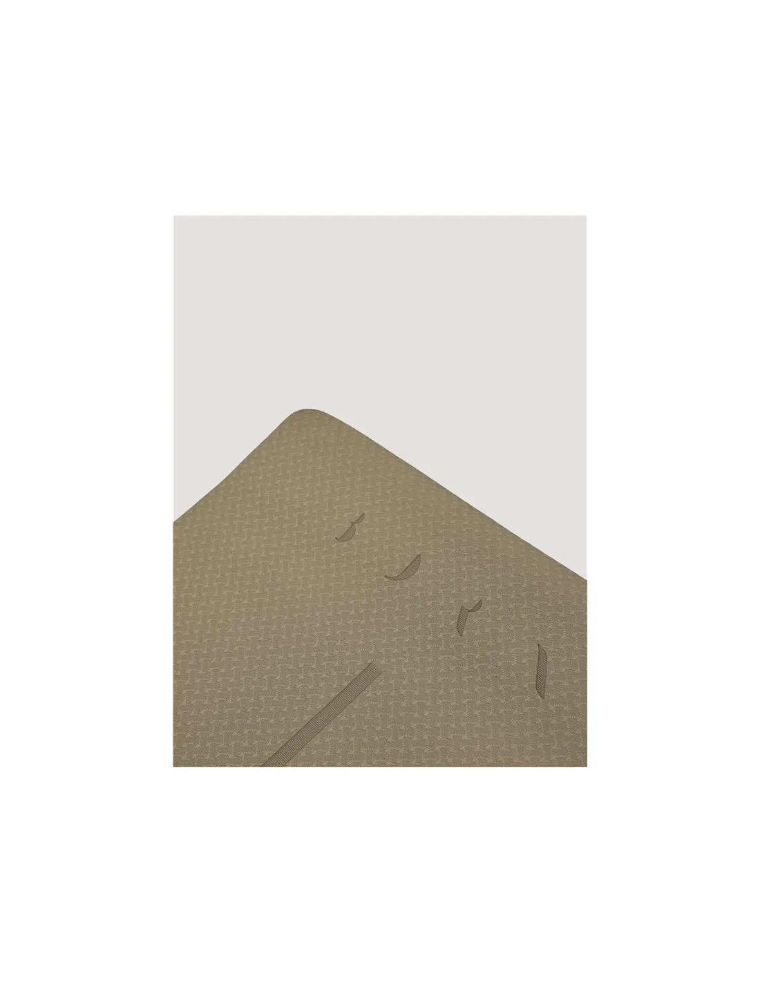 Born Living Tapis de Yoga Wave Wave 6 mm Noyer
