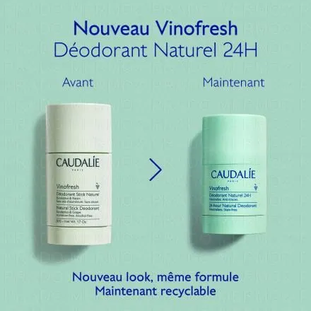 CAUDALIE Vinofresh - Déodorant stick naturel 50g