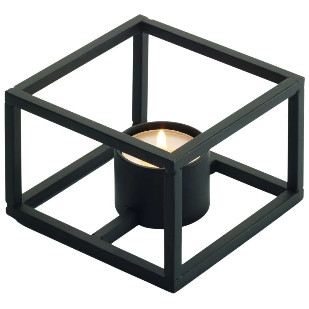 Chauffe théière CUBO 10 cm, noir, Philippi ✔ 25 € ⭕ Kulina