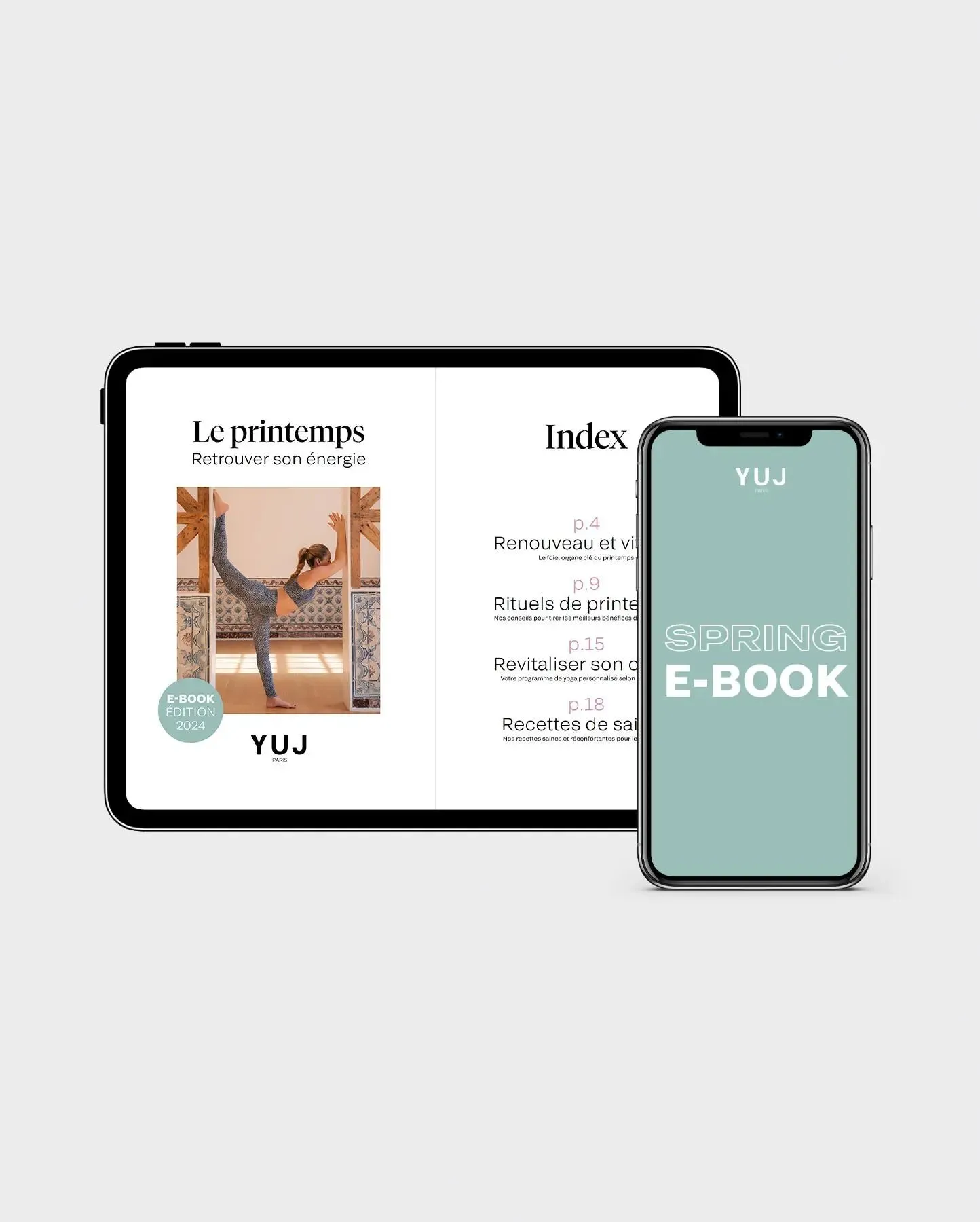 E-book Spring Retrouver son énergie + 1 mois offert sur YUJ YOGA+