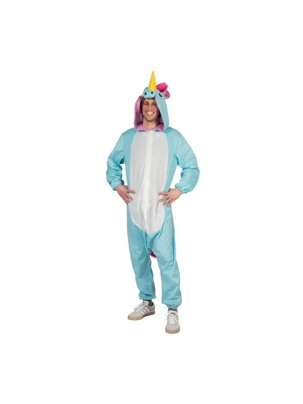 Faites sensation avec le déguisement de licorne bleue pour adultes