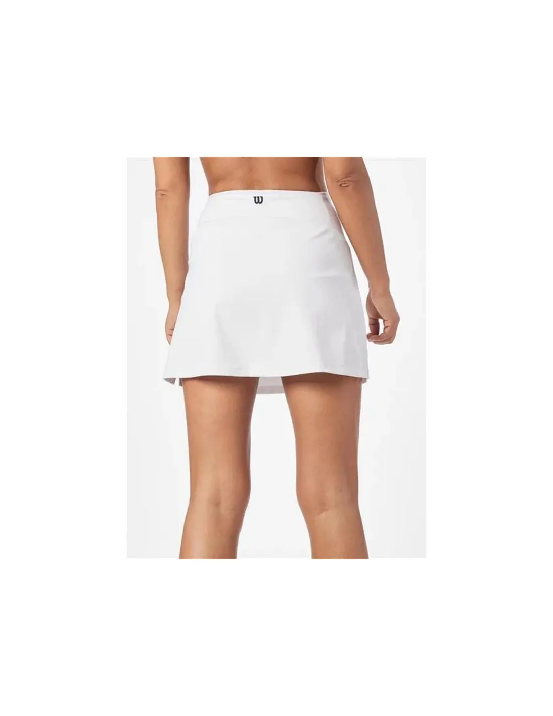 Jupe de Pádel Wilson Team Flat Front White Femme