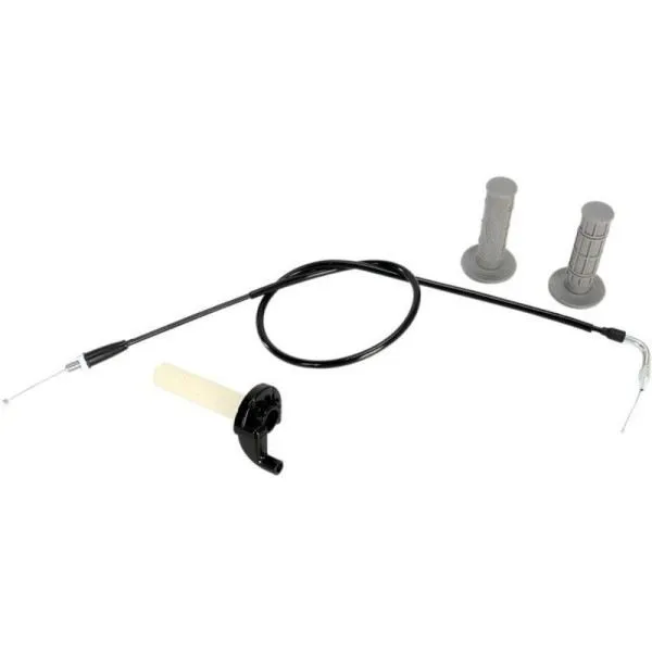 Kit poignée de gaz + câble BIHR type CR Pro Loisir Suzuki LT-R450