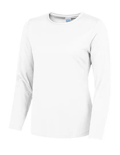 Lot de 3 T-Shirts Vierges Just Cool JC012 à Manches Longues Pour Femme