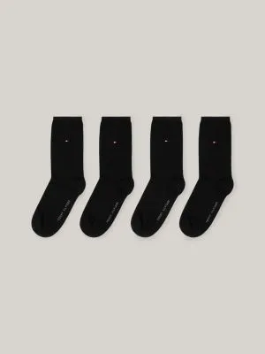 Lot de 4 paires de chaussettes en coton | Noir | Tommy Hilfiger