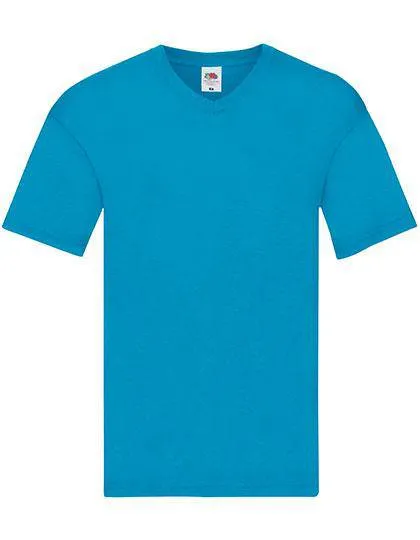 Lot de 5 T-Shirts Fruit of the Loom 61-426-0 Original à Col V Pour Homme