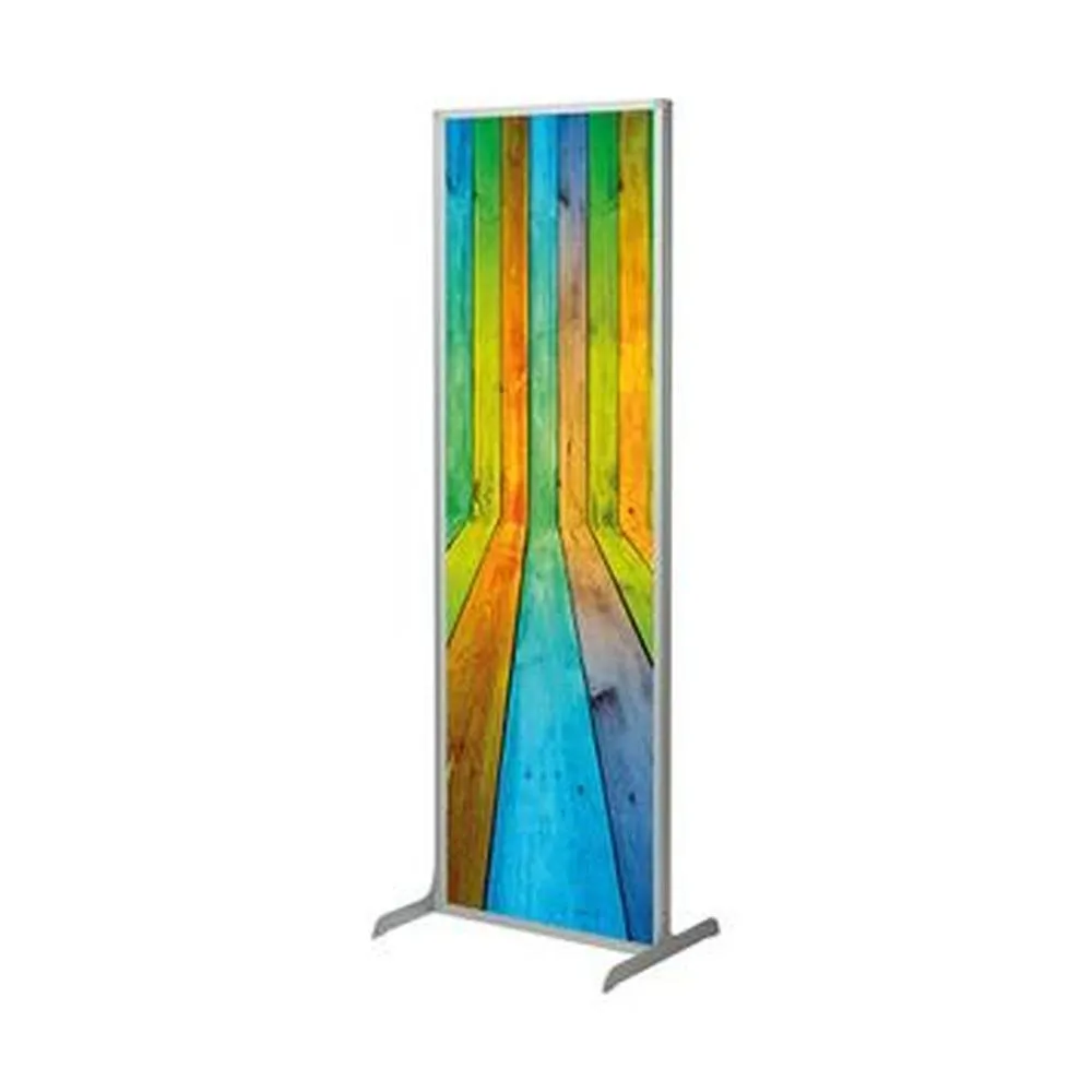 Panneau rainuré mobile flexislot construct-straight blanc ral 9016