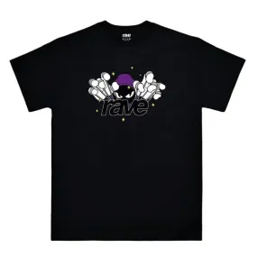 Rave Skateboards - GHOS TEE BLACK - BLACK