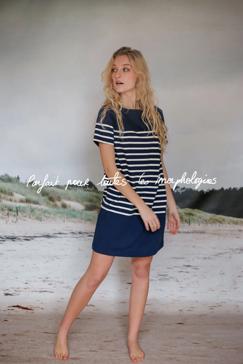 Robe marinière Trévignon marine/écru