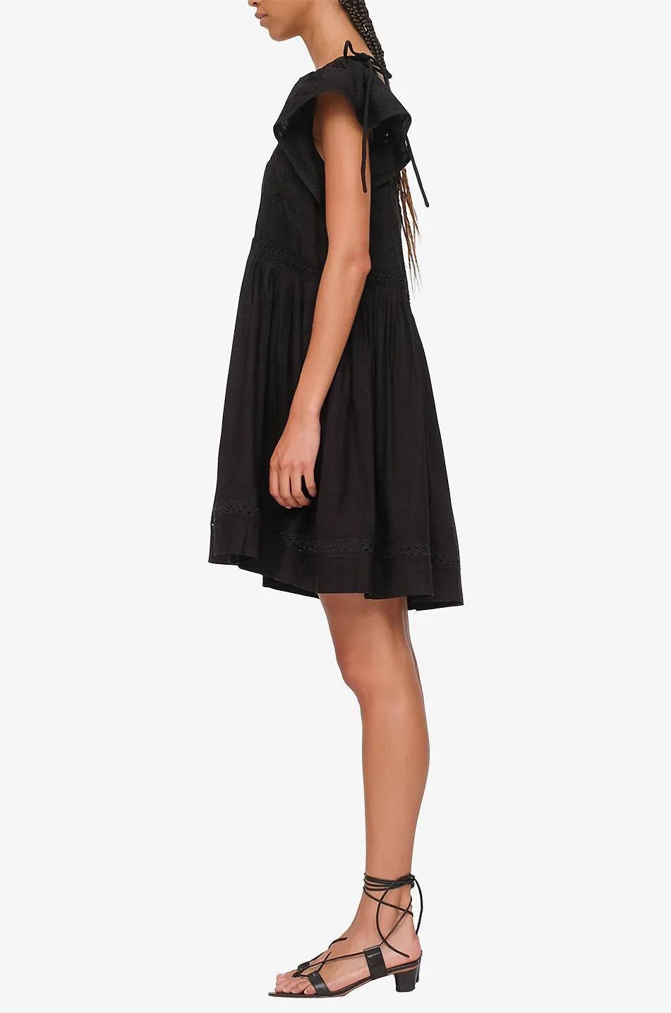 Robe mini en coton Willa