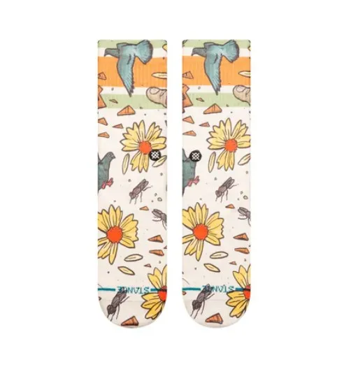 Side-Shore - thrashed off white stance - men chaussettes - side-shore