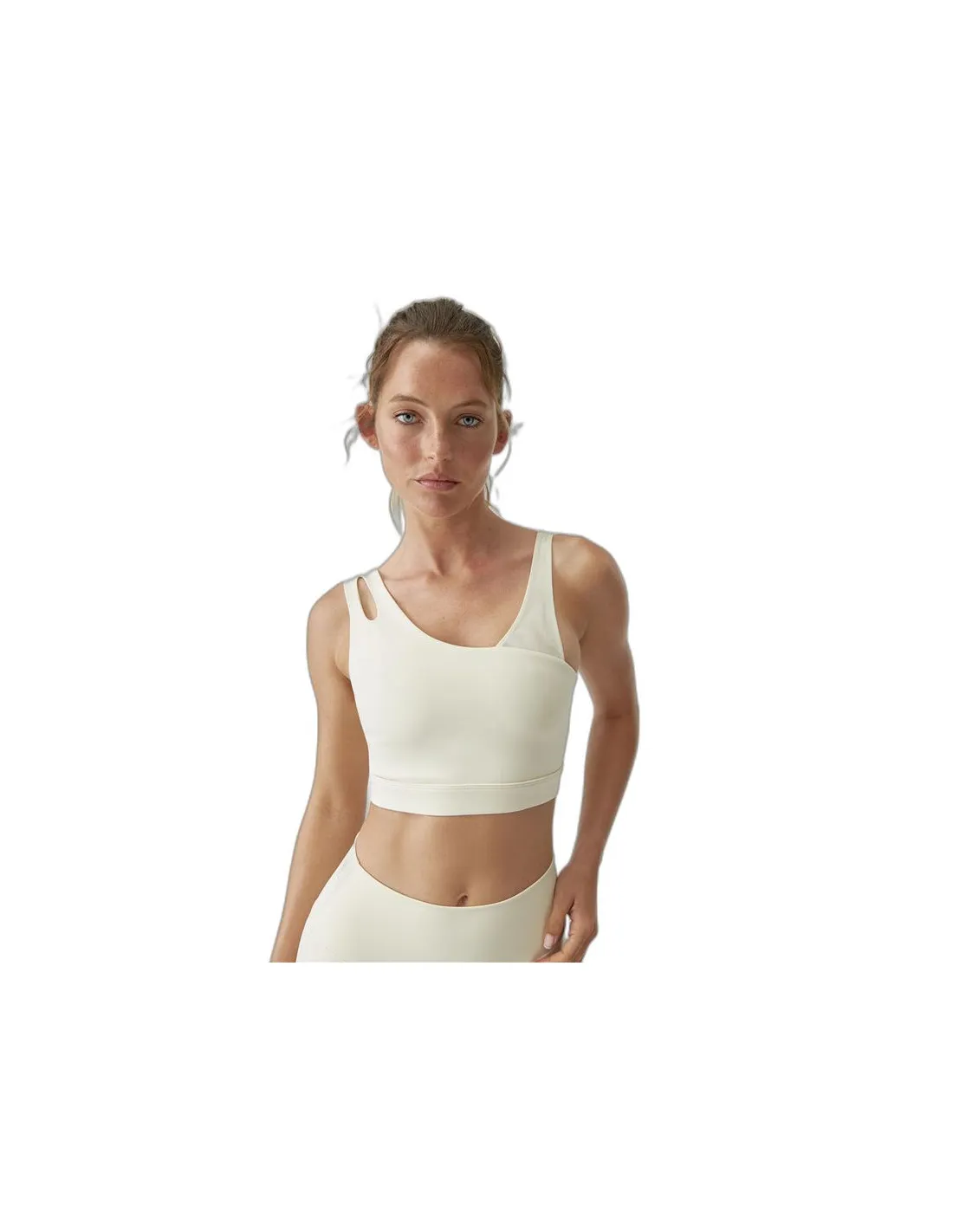 Soutien-gorge de sport Born Living Yoga Aura Ivory Femmes