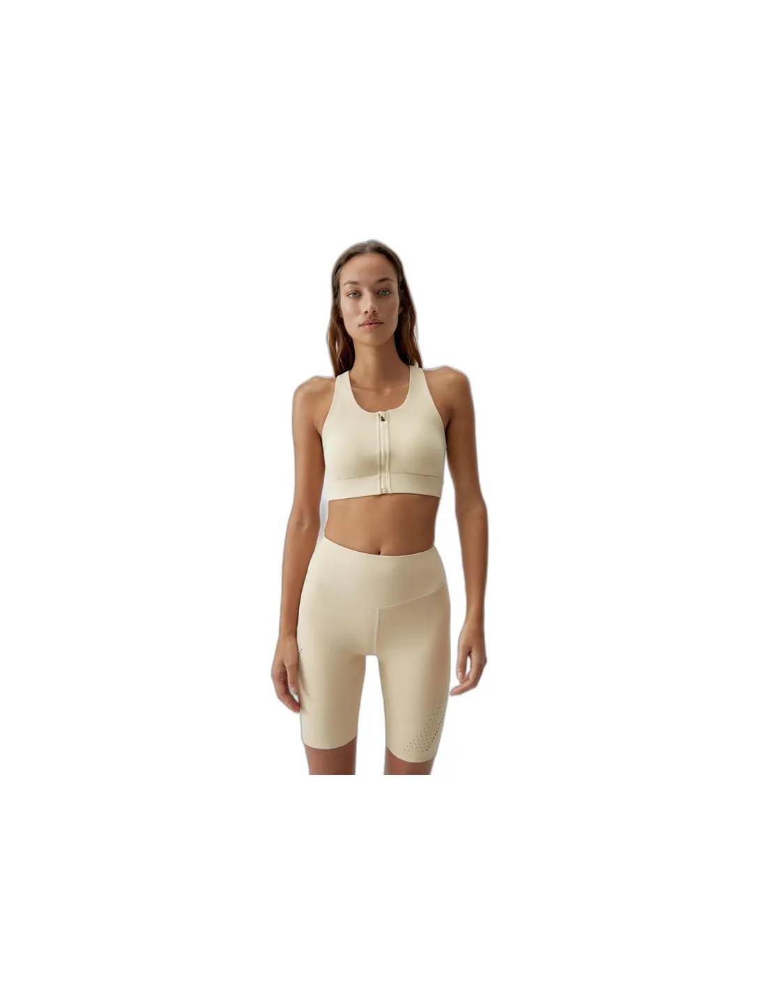Soutien-gorge de sport Born Living Yoga Soata Oat Milk Lady