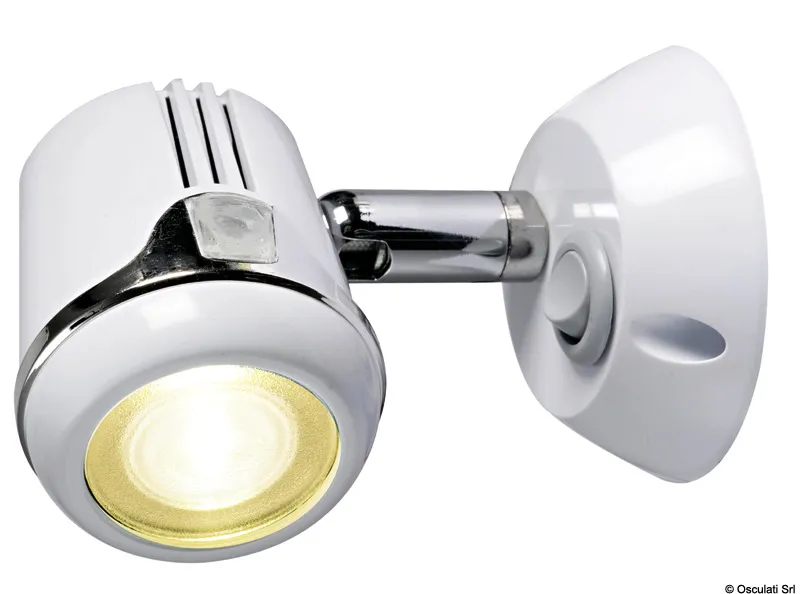 Spot articulé blanc HI-POWER LED 12/24 V