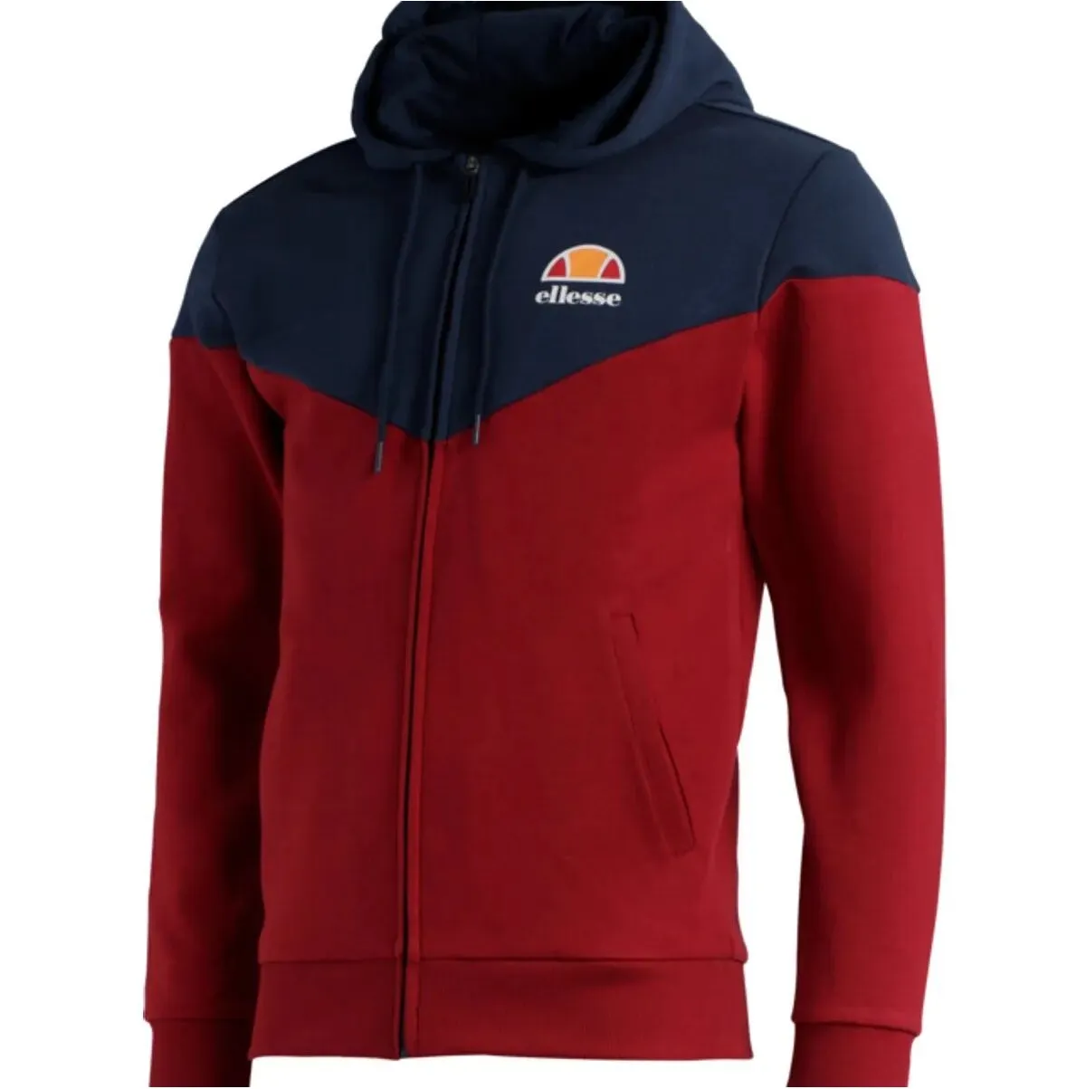 Sweats et polaires Ellesse mercurino fz hoody rouge