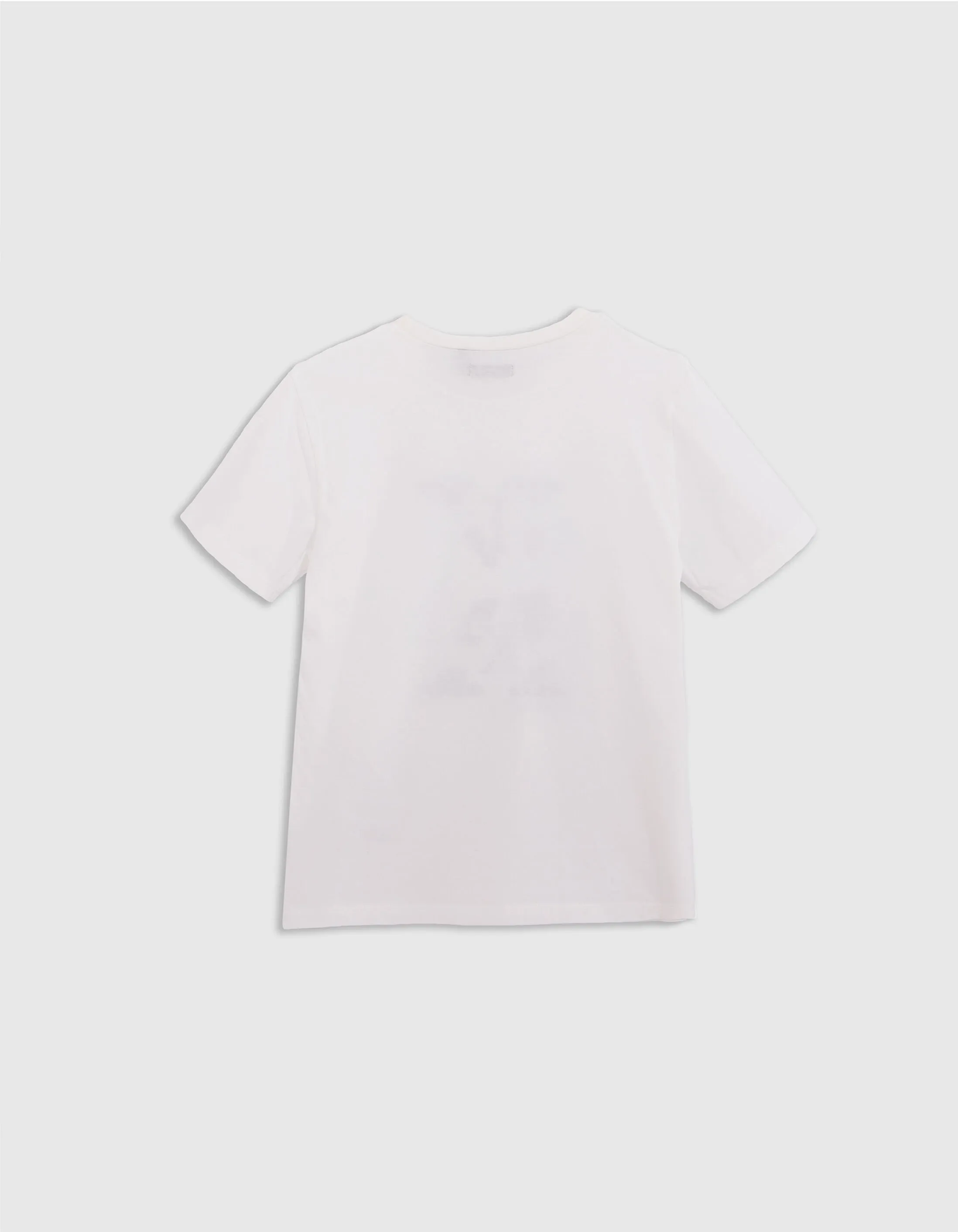 T-shirt écru maxi monogramme imprimé voitures garçon