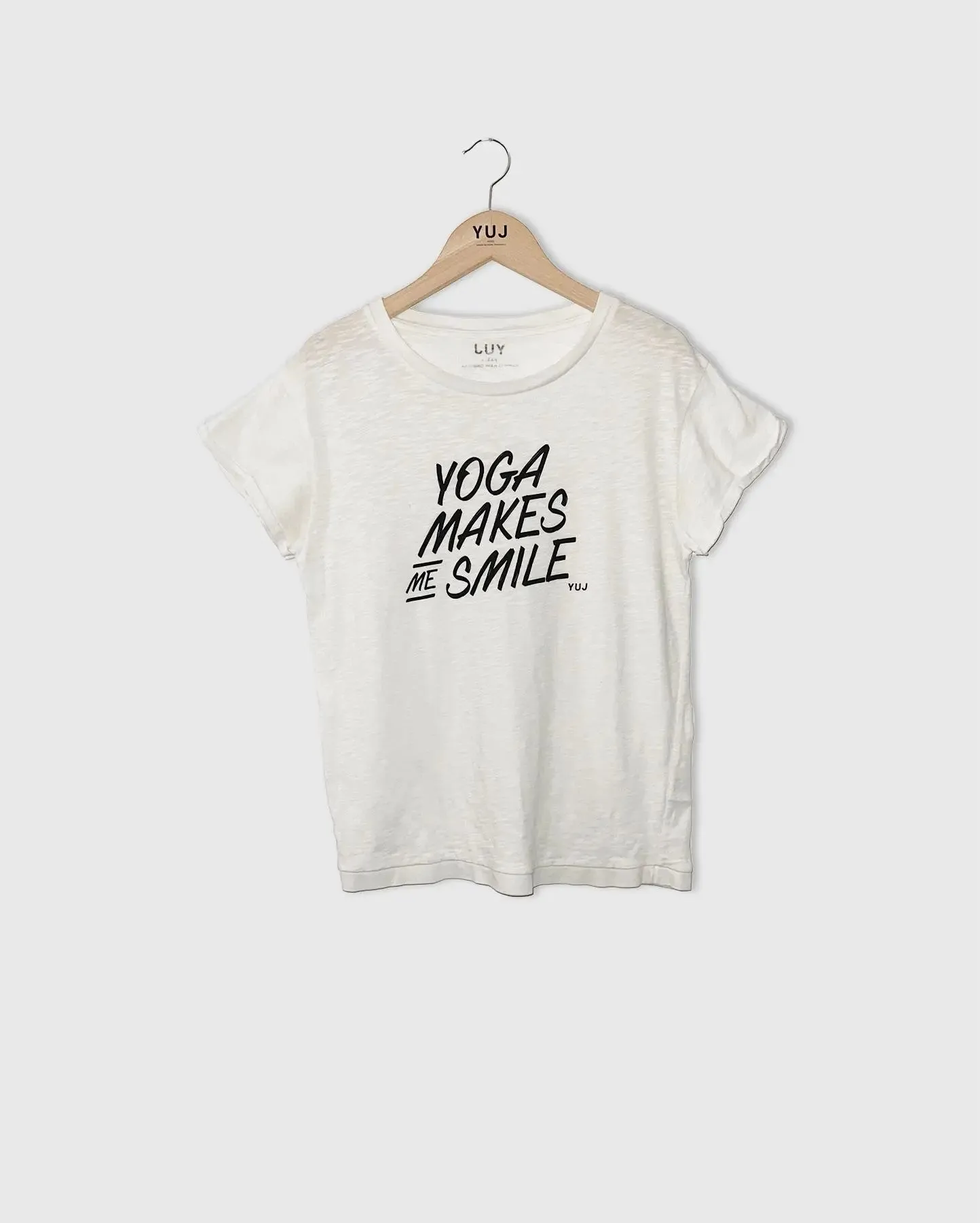 T-shirt Yoga makes me smile// Taille L