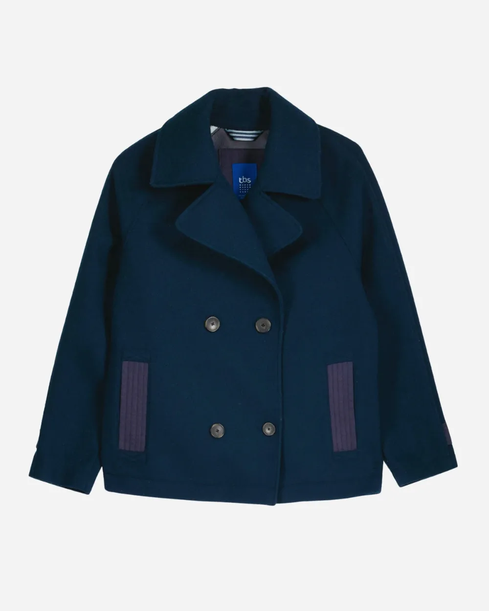 Veste caban bleu marine