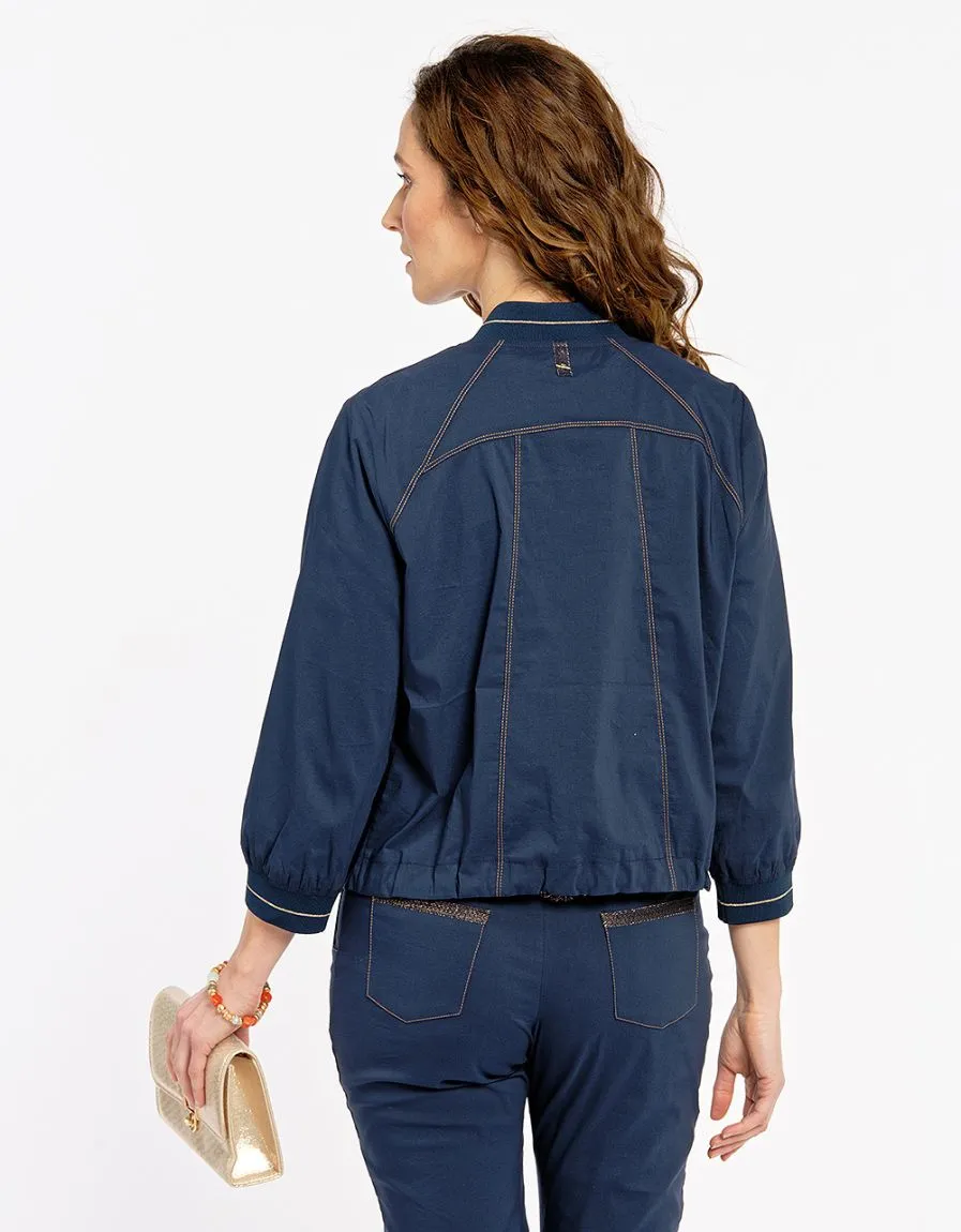 Veste sport chic marine 