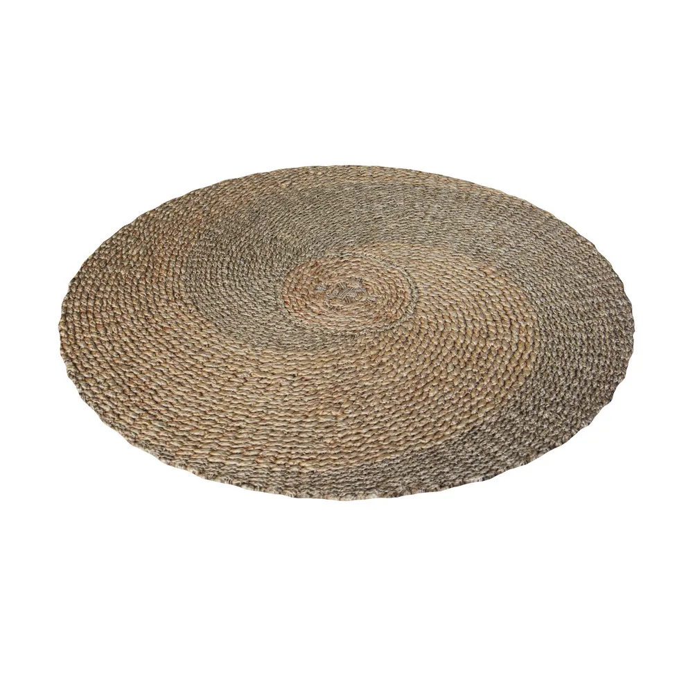Yvy - tapis rond ∅120cm en jacinthe d'eau